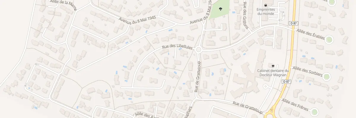 Plan du 3 Rue des Libellules à Vouneuil-sous-Biard