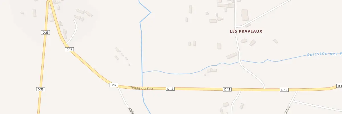 Plan du 88A Le Grand Village à Ticheville
