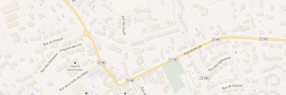 Plan du 26 Rue des Roses à Teloché