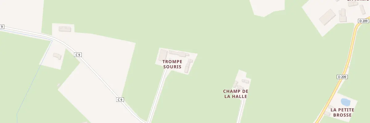 Plan du 5041 Trompe Souris à Courcebœufs