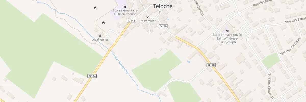 Plan du 6 Rue du 11 Novembre à Teloché