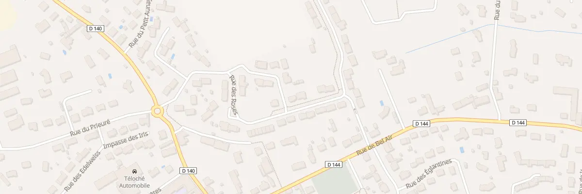 Plan du 7 Rue des Roses à Teloché