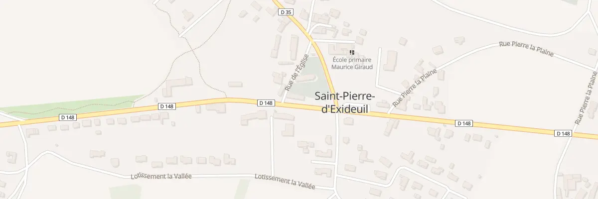 Plan du 2 Rte de Niort à Saint-Pierre-d’Exideuil