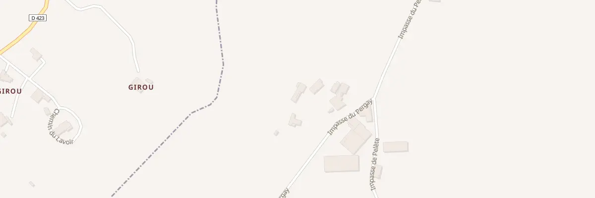 Plan du 245 Pergay à Allemans-du-Dropt
