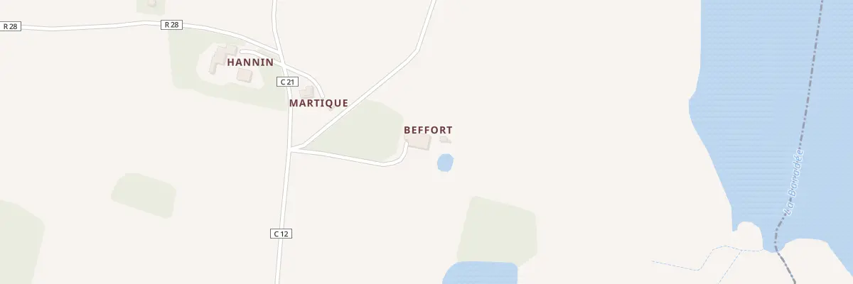 Plan du 147A Beffort à Bassoues