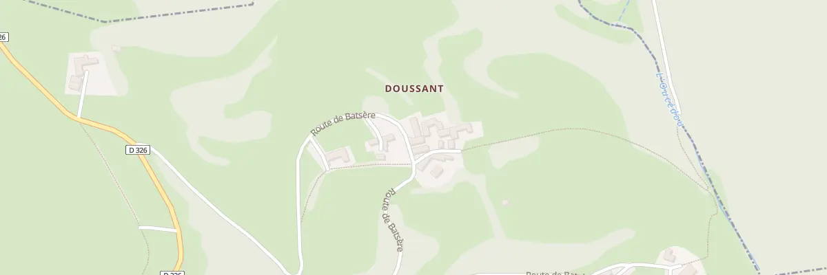Plan du 5015 Doussant à Escots