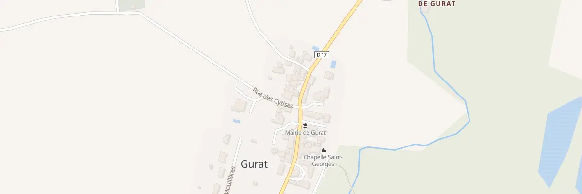 Plan du 2 Rue des Cytises à Gurat