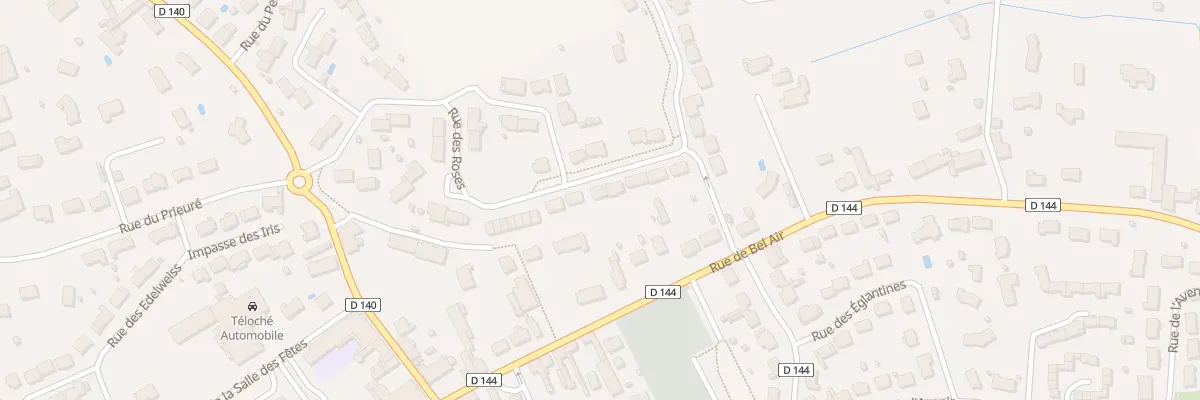Plan du 34 Rue des Roses à Teloché