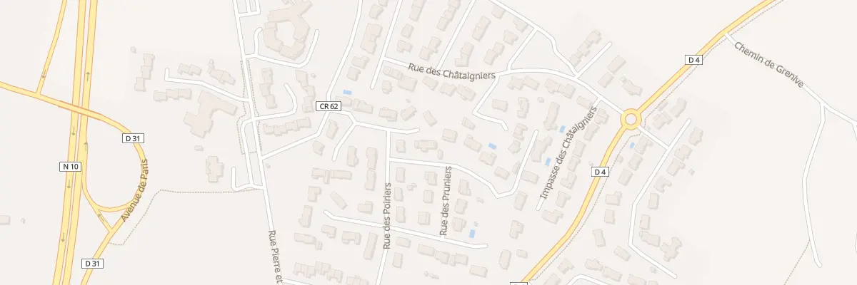 Plan du 1 Rue des Pommiers à Vivonne