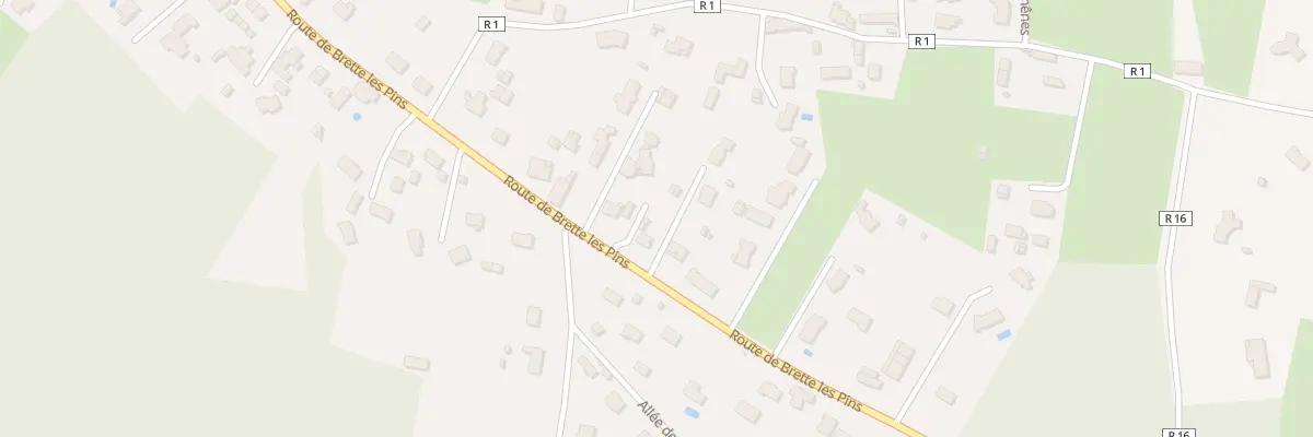 Plan du 53 Rte de Brette Les Pins à Ruaudin