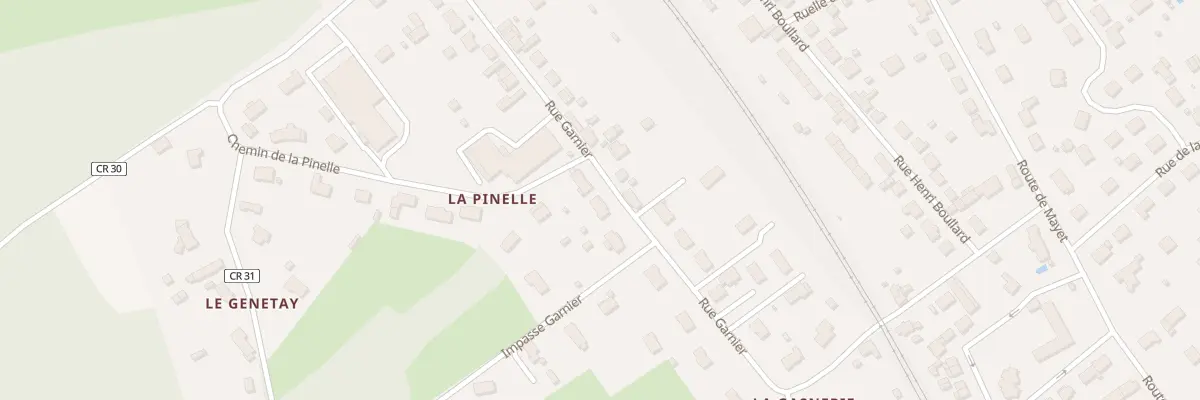 Plan du 18 Rue Garnier à Écommoy