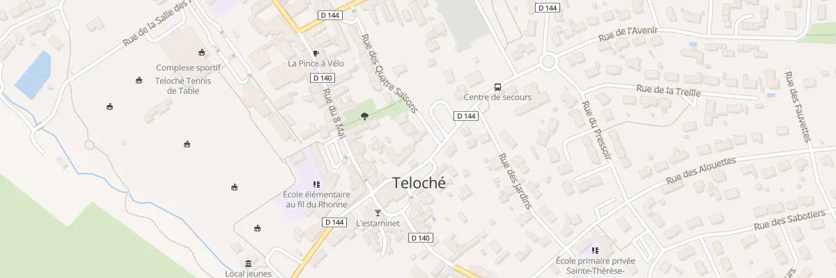 Plan du 3 Rue des 4 Saisons à Teloché