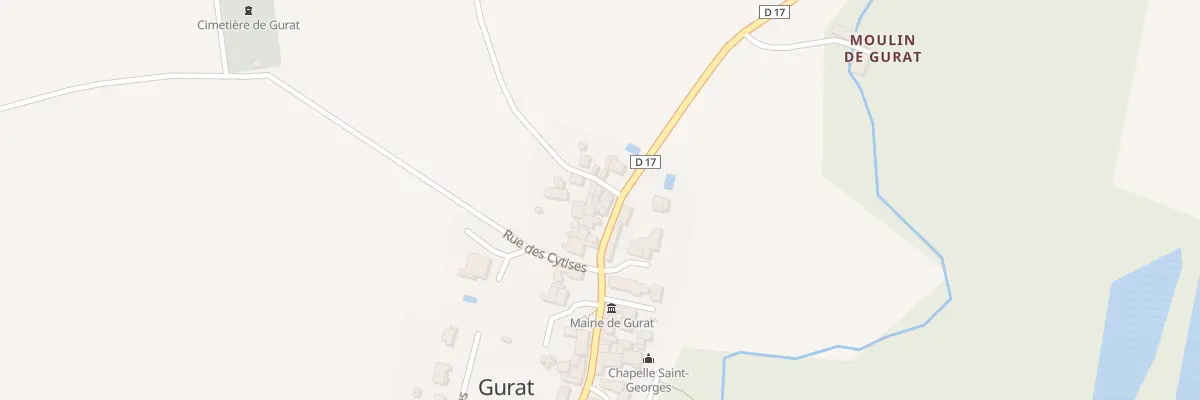Plan du 1 Rue de la Petite Côte à Gurat