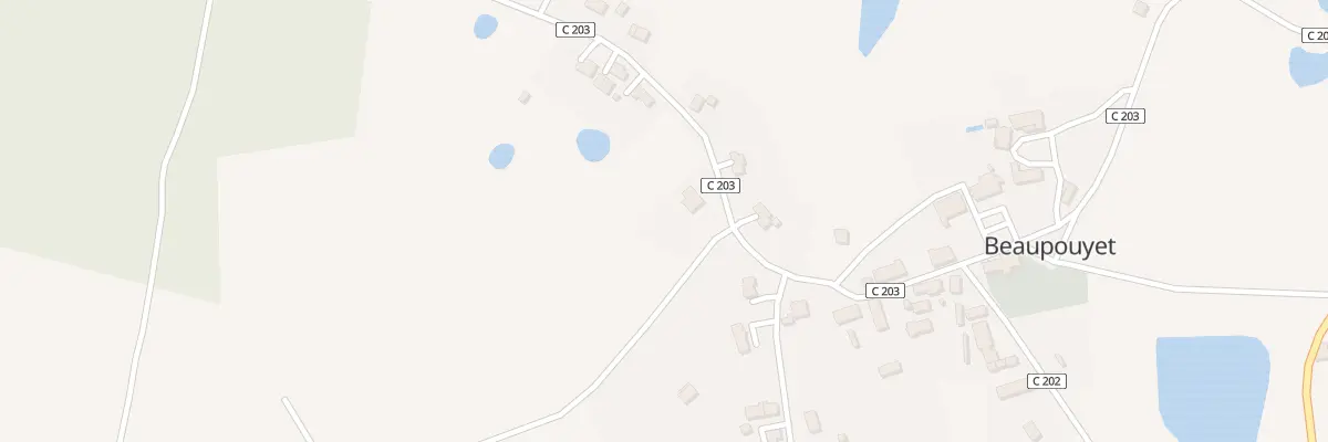 Plan du 9000 Le Bourg à Beaupouyet