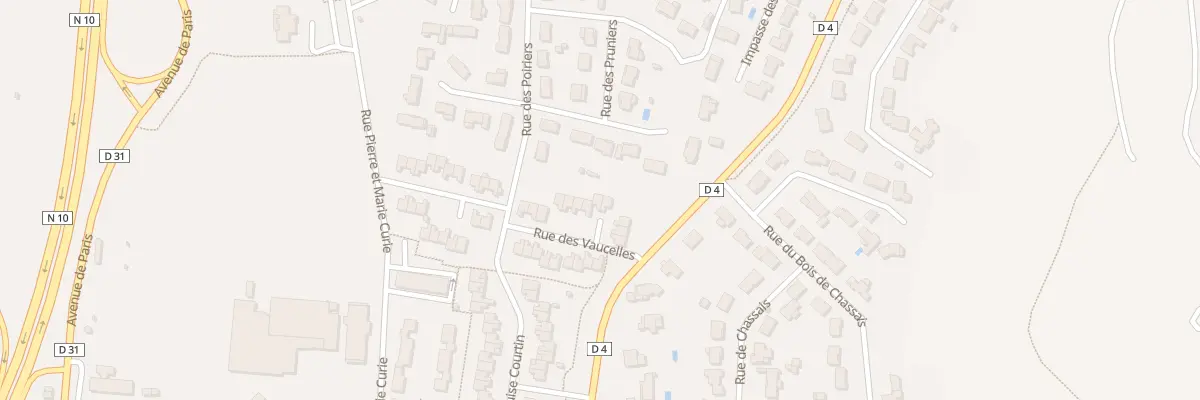 Plan du 35 Rue des Vaucelles à Vivonne