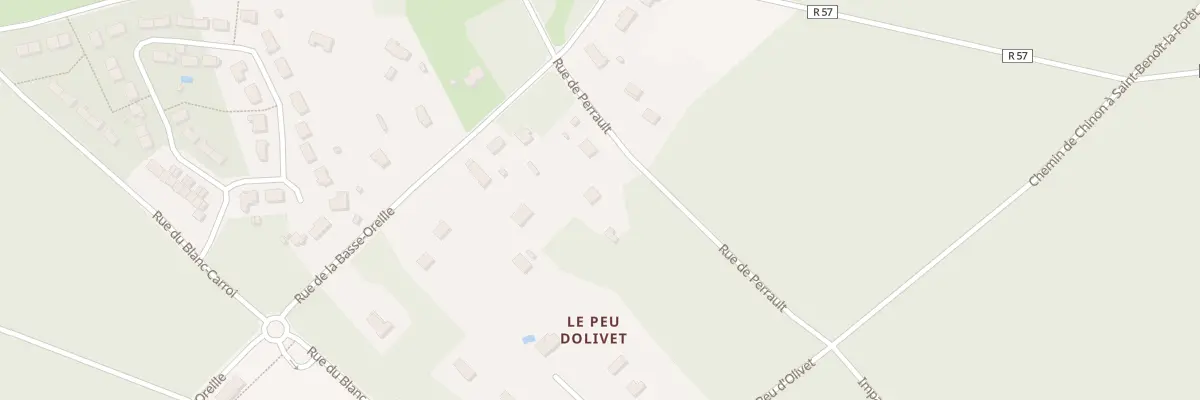 Plan du 24 Rue du Perrault à Chinon