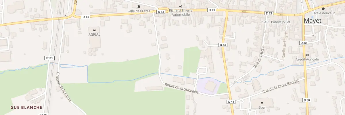Plan du 7017 Allée du Ruisseau à Mayet