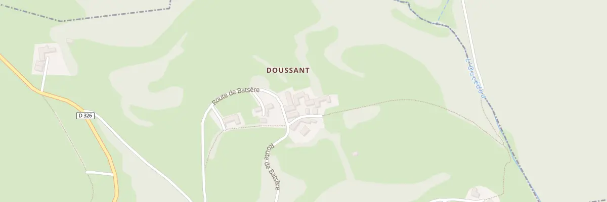 Plan du 31 Che de Sarlabous à Escots