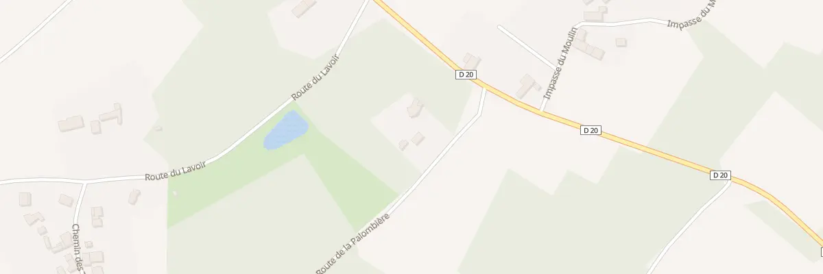 Plan du 108 Rte de la Palombière à Bourg-du-Bost