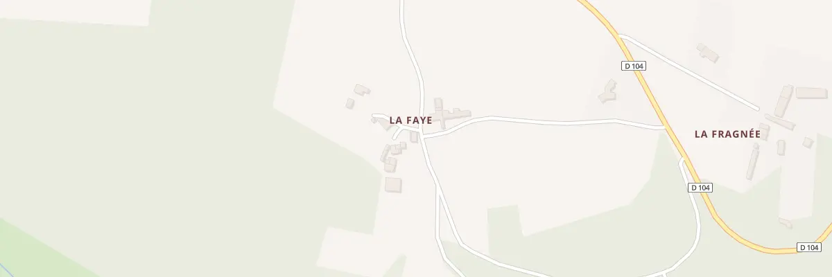 Plan du 1 La Faye à Lizant
