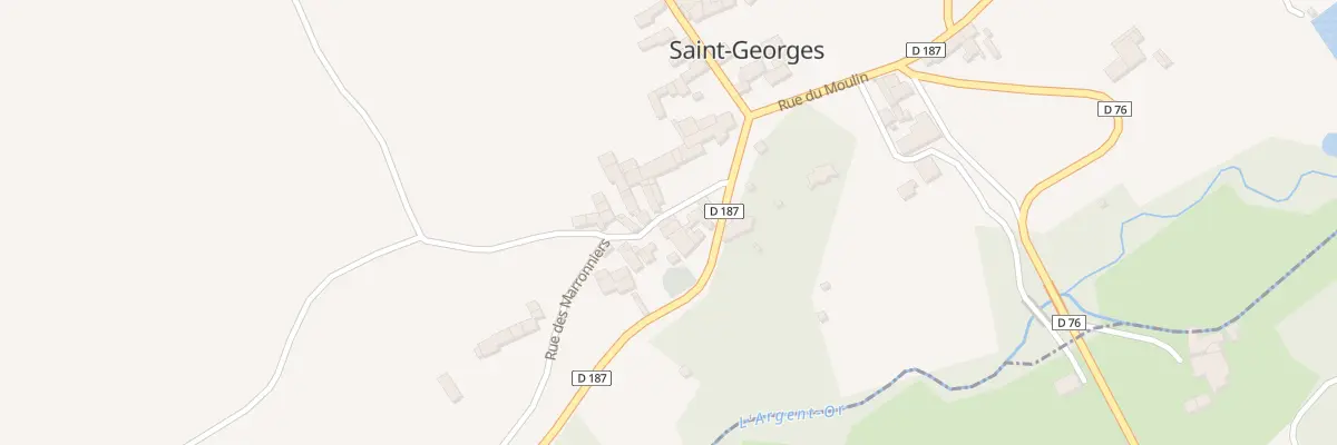 Plan du 1 Rue des Marronniers à Saint-Georges