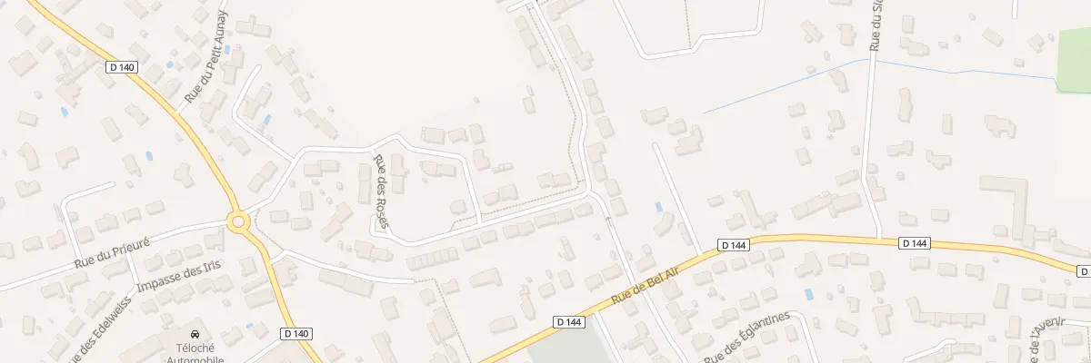 Plan du 13 Rue des Roses à Teloché