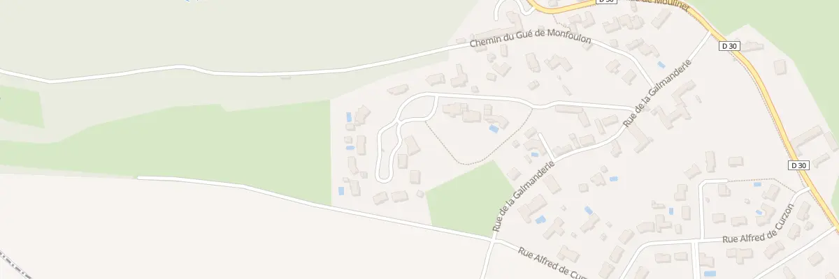 Plan du 9013F Rue de la Galmanderie à Migné-Auxances