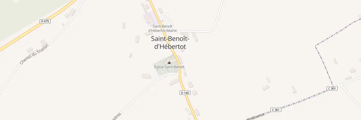 Plan du 5013 L’Eglise à Saint-Benoît-d’Hébertot