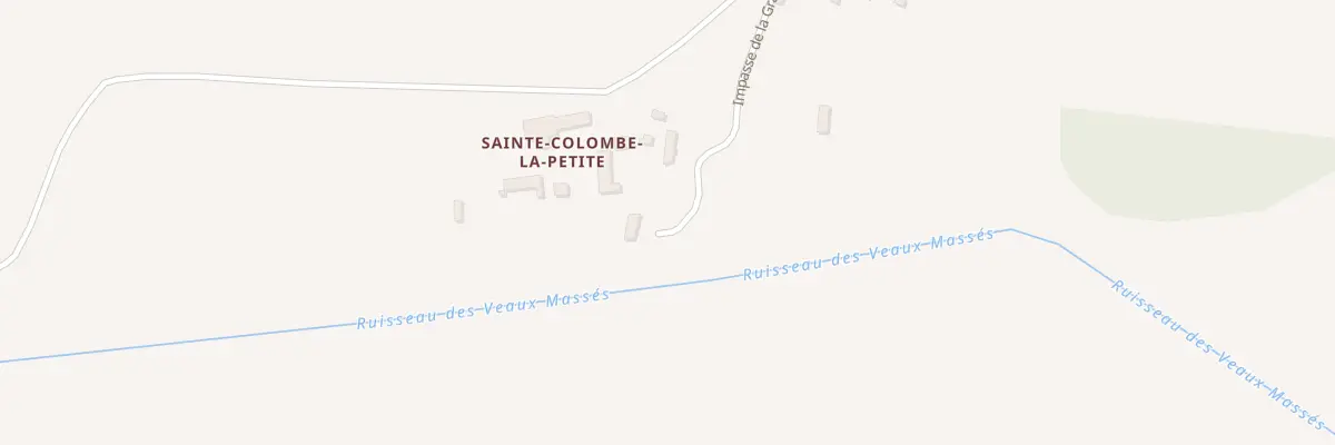Plan du 1 Imp de Ste Colombe à Saint-Léonard-des-Parcs