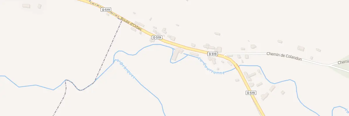 Plan du 12T Rte d’Orbec à Glos