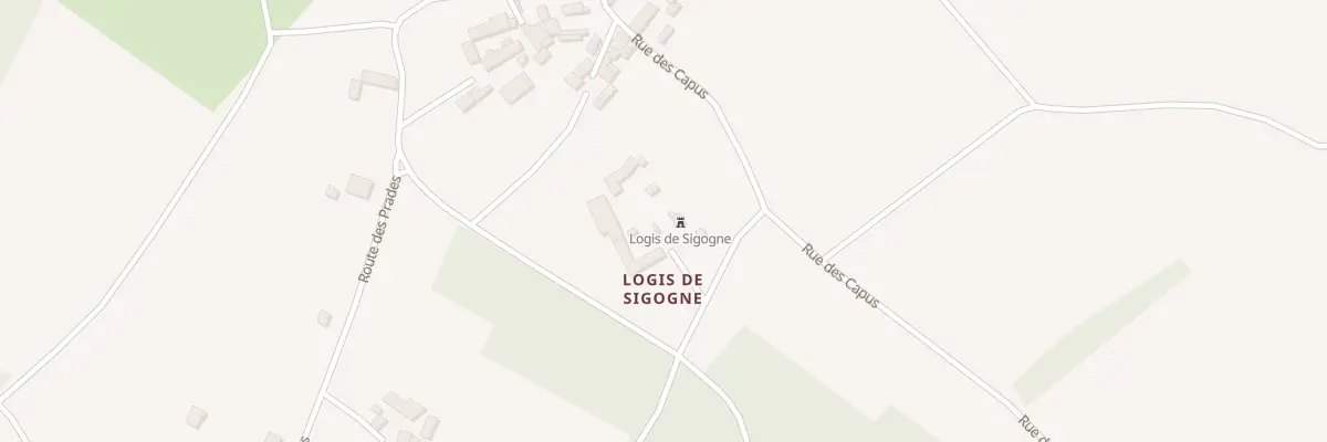 Plan du 53 Les Capus à Coulgens