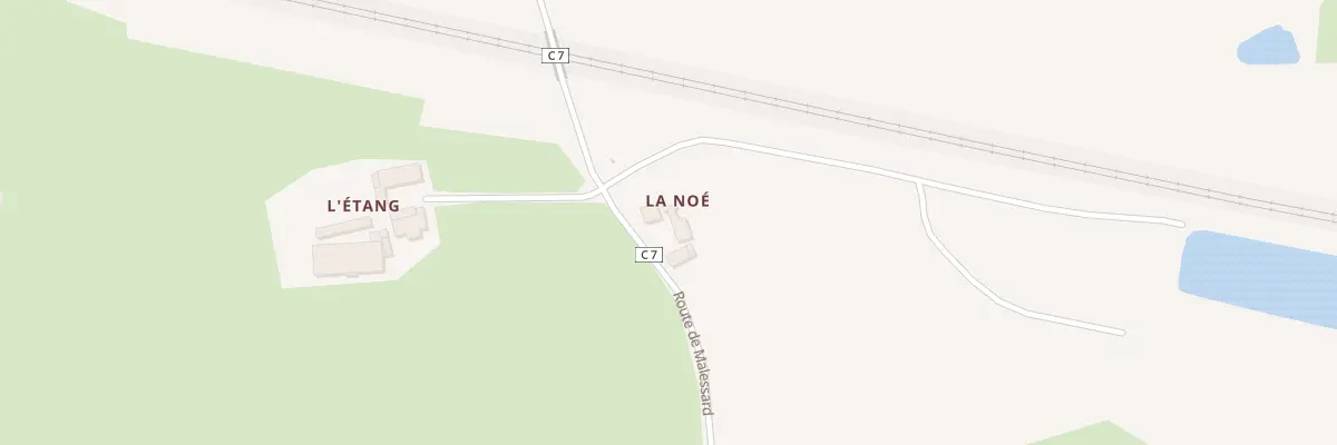 Plan du 2678 Rte de Malessard à Savigné-l’Évêque