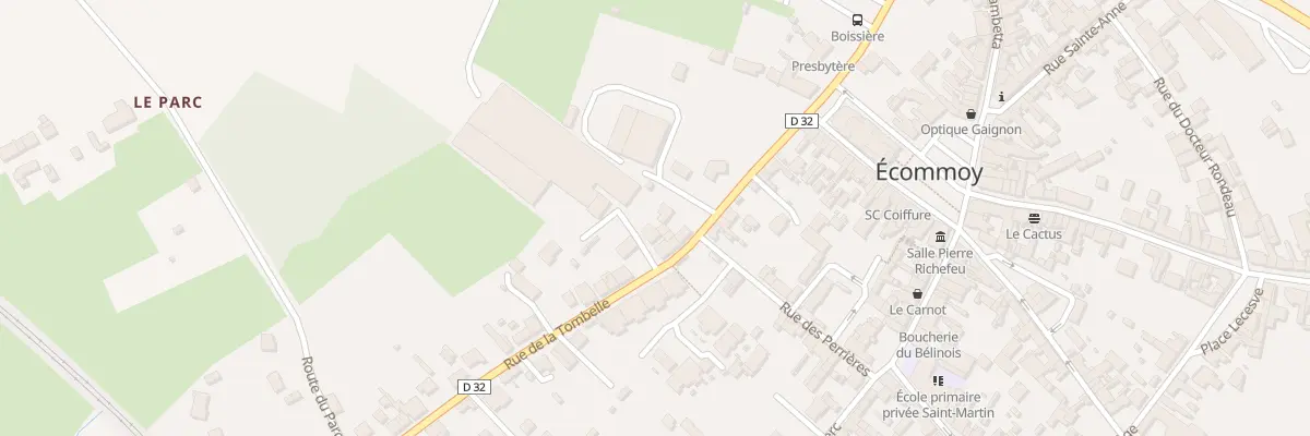 Plan du 2B Rue de la Tombelle à Écommoy