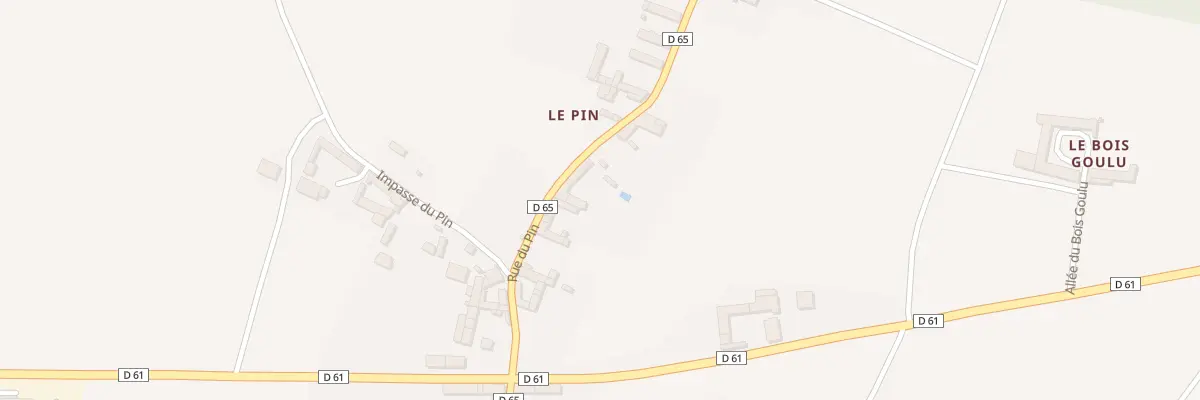 Plan du 8 Rue du Pin à Pouant