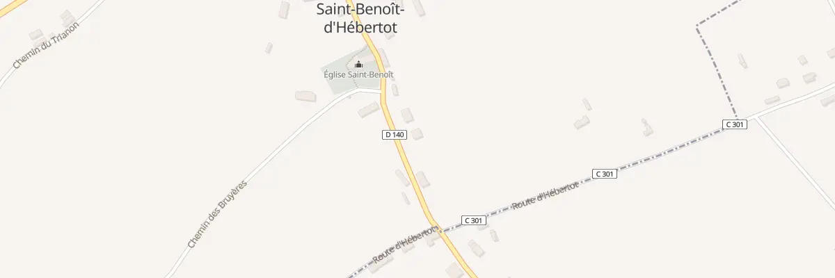 Plan du 5221 L’Eglise à Saint-Benoît-d’Hébertot