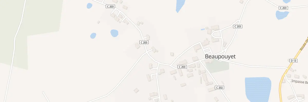 Plan du 1054 Le Bourg à Beaupouyet