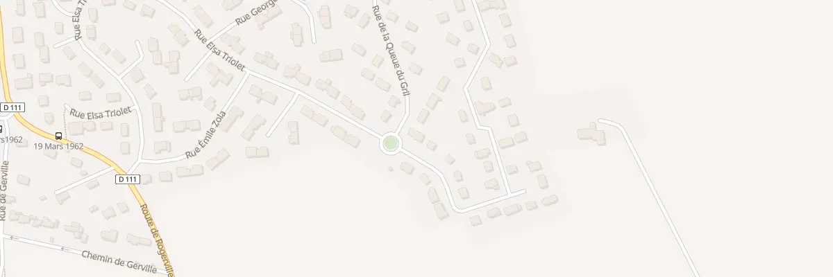 Plan du 49 Rue de la Queue du Gril à Gainneville