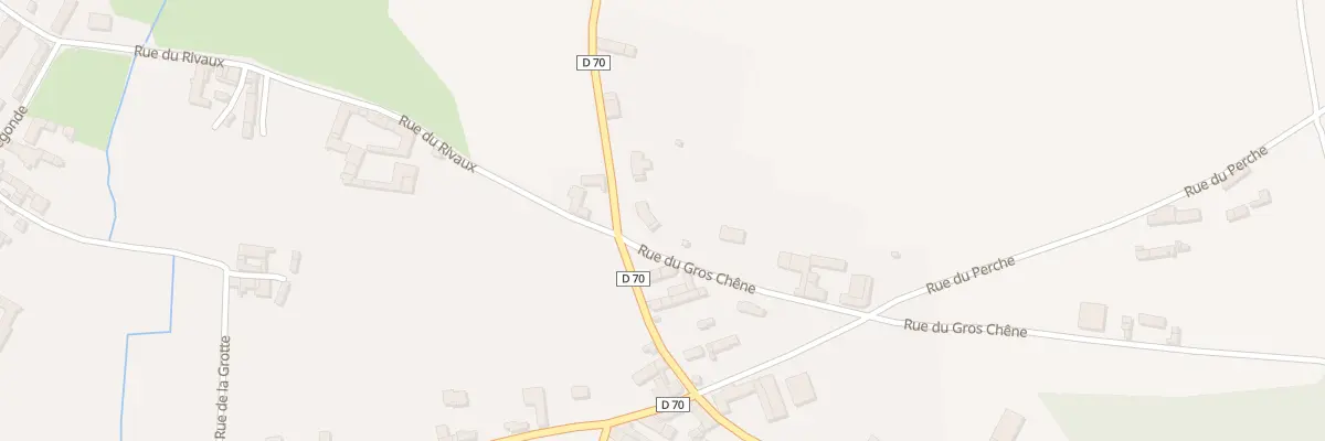 Plan du 1 Rue du Gros Chêne à Berthegon