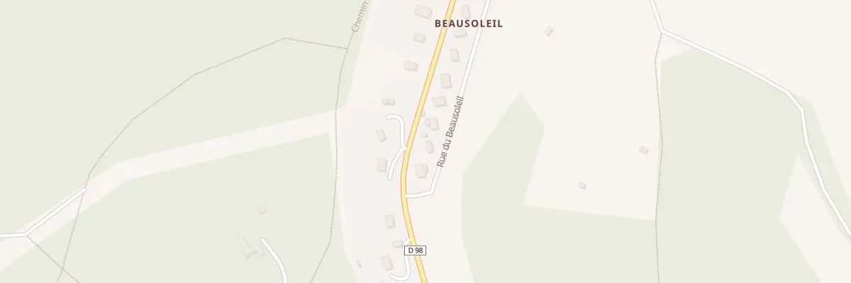 Plan du 15 Rue du Beausoleil à Blangy-le-Château