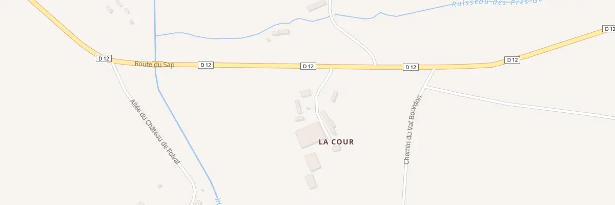 Plan du 2112 Rte du Sap à Ticheville