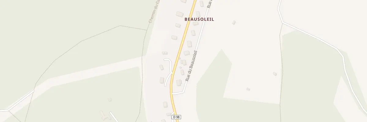Plan du 14 Rue Beausoleil à Blangy-le-Château