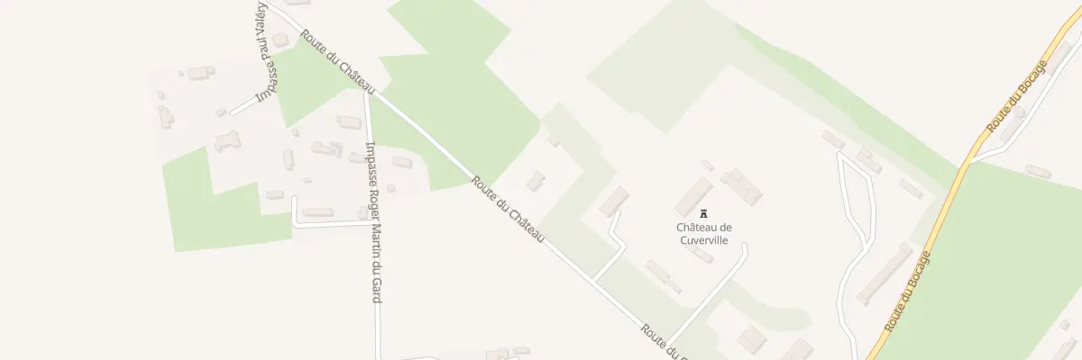 Plan du 855 Rte du Château à Cuverville