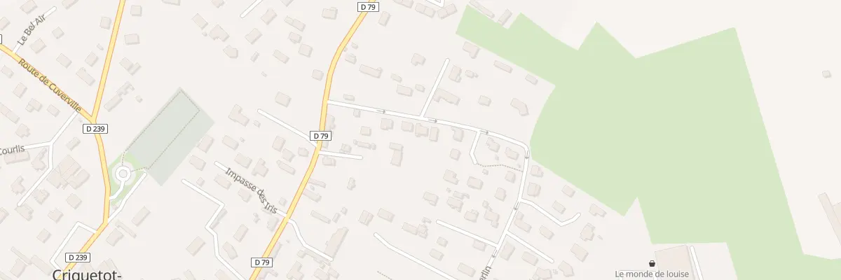 Plan du 17 Rue du Merlin à Criquetot-l’Esneval