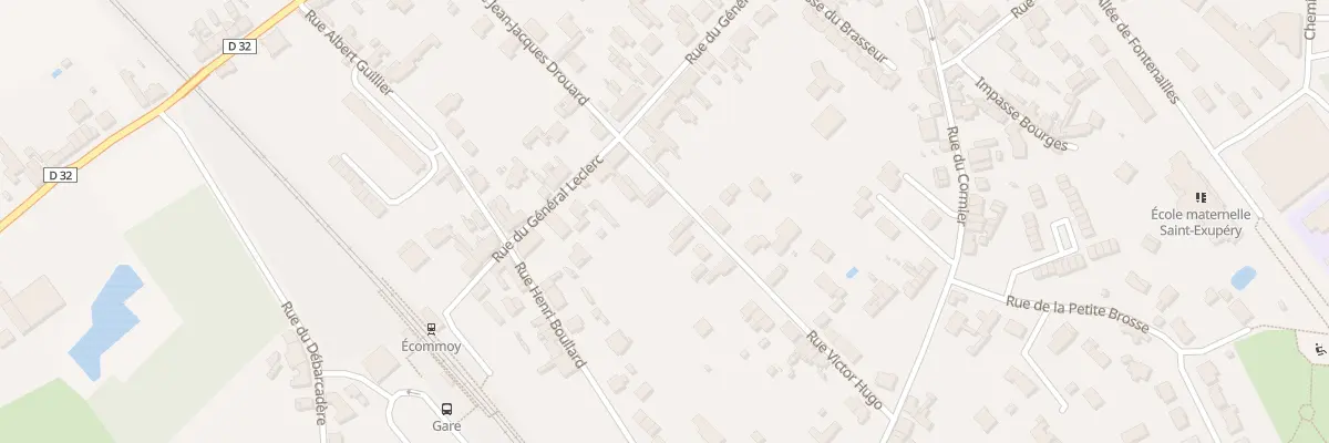 Plan du 4T Rue Victor Hugo à Écommoy