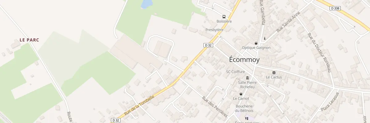 Plan du 22 Rue du Clos Renault à Écommoy
