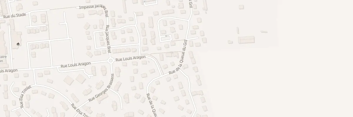 Plan du 46 Rue de la Queue du Gril à Gainneville