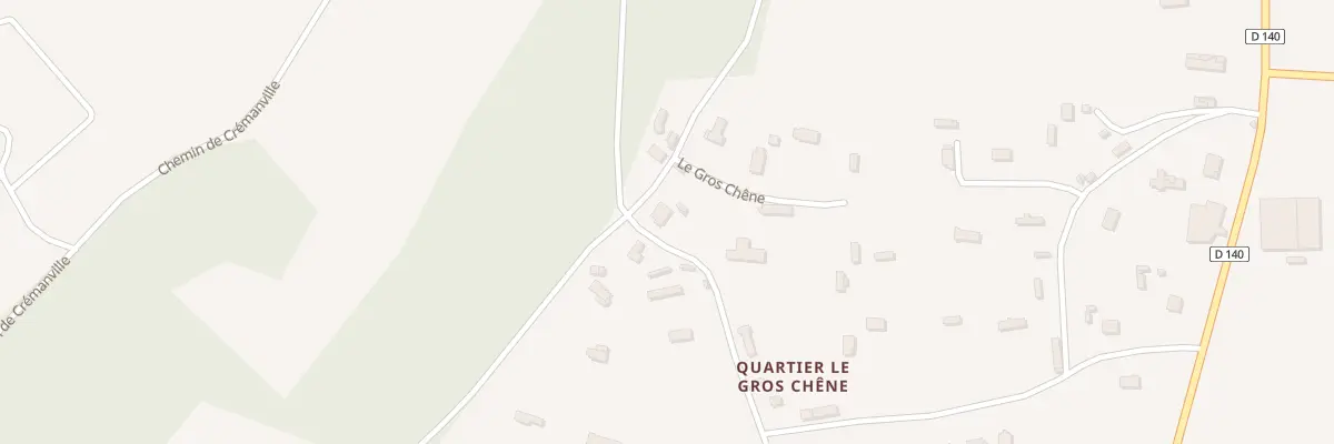 Plan du 5320 Le Gros Chene à Ablon