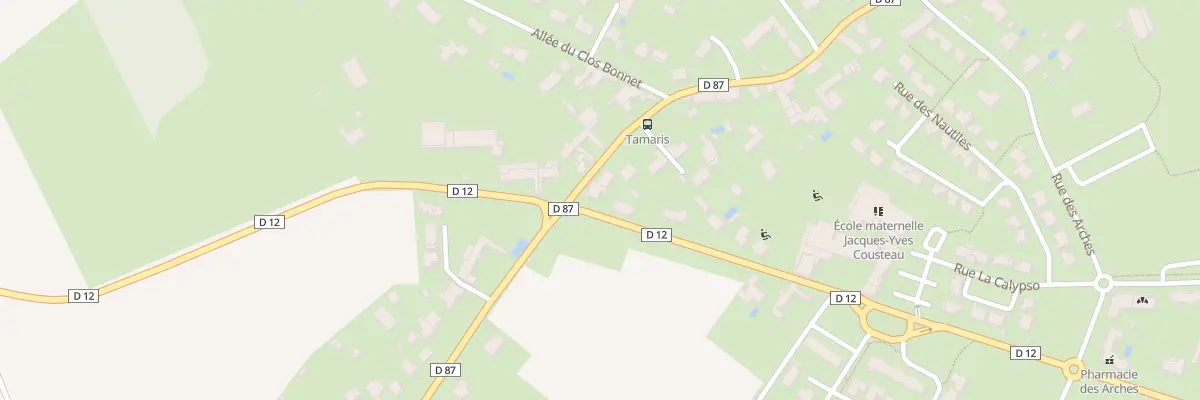 Plan du 2 Rue des Tamaris à Vouneuil-sous-Biard