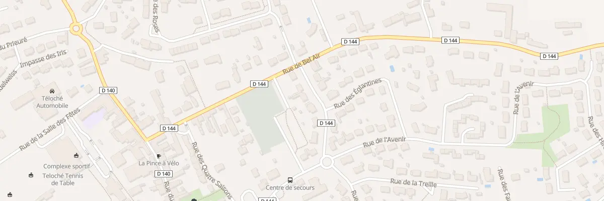 Plan du 7 Rue de la Pelouse à Teloché