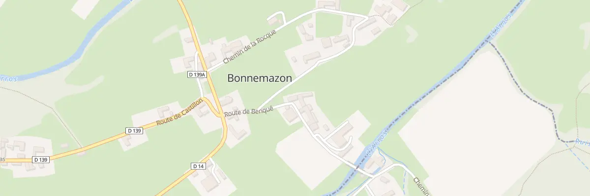 Plan du 5030 Rte de Benque à Bonnemazon